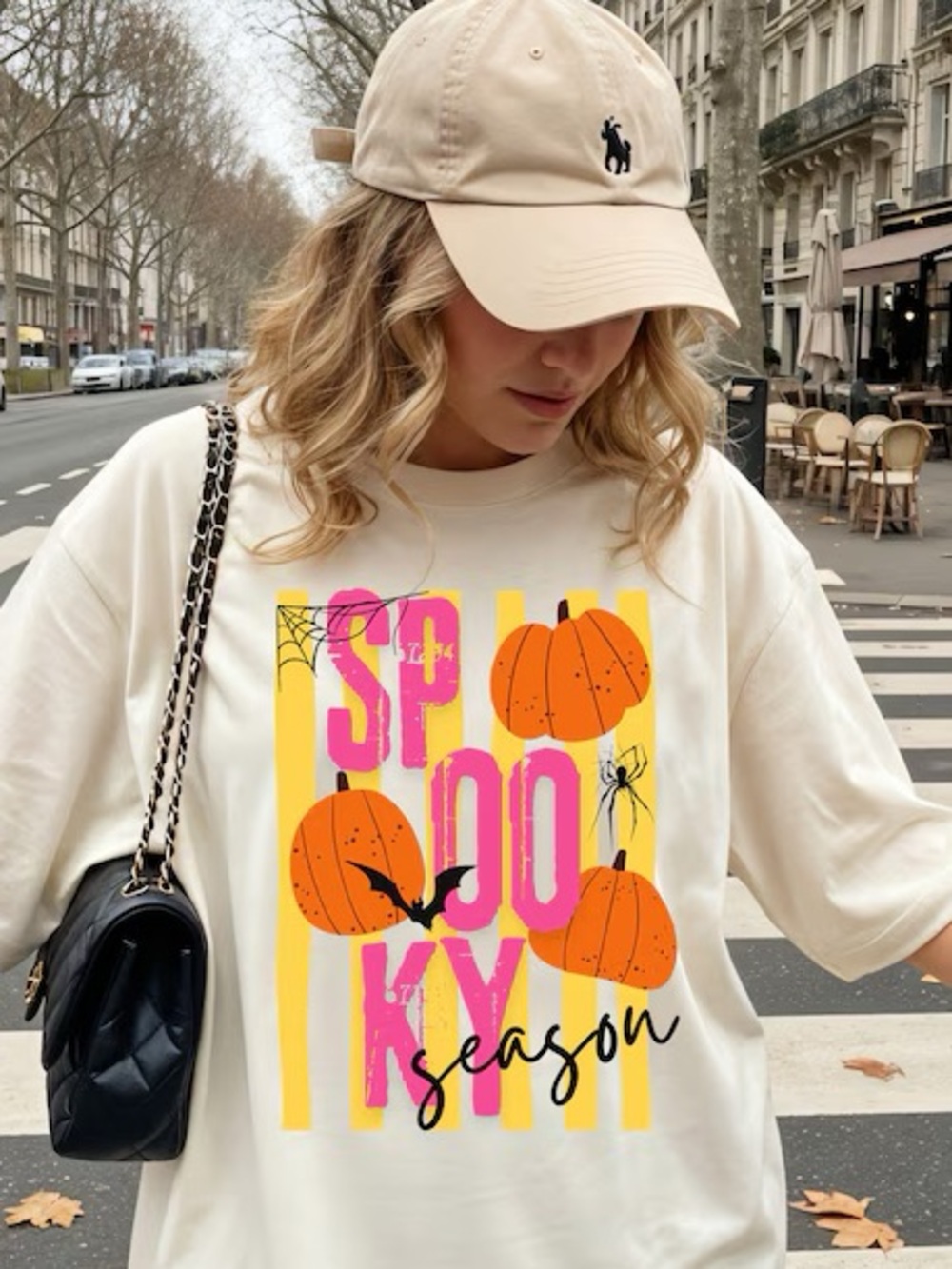 NEW Spooky Season T-Shirt Halloween Graphic Tee Comfort Colors® Spooky Vibes Tee